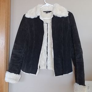Suede leather Express jacket